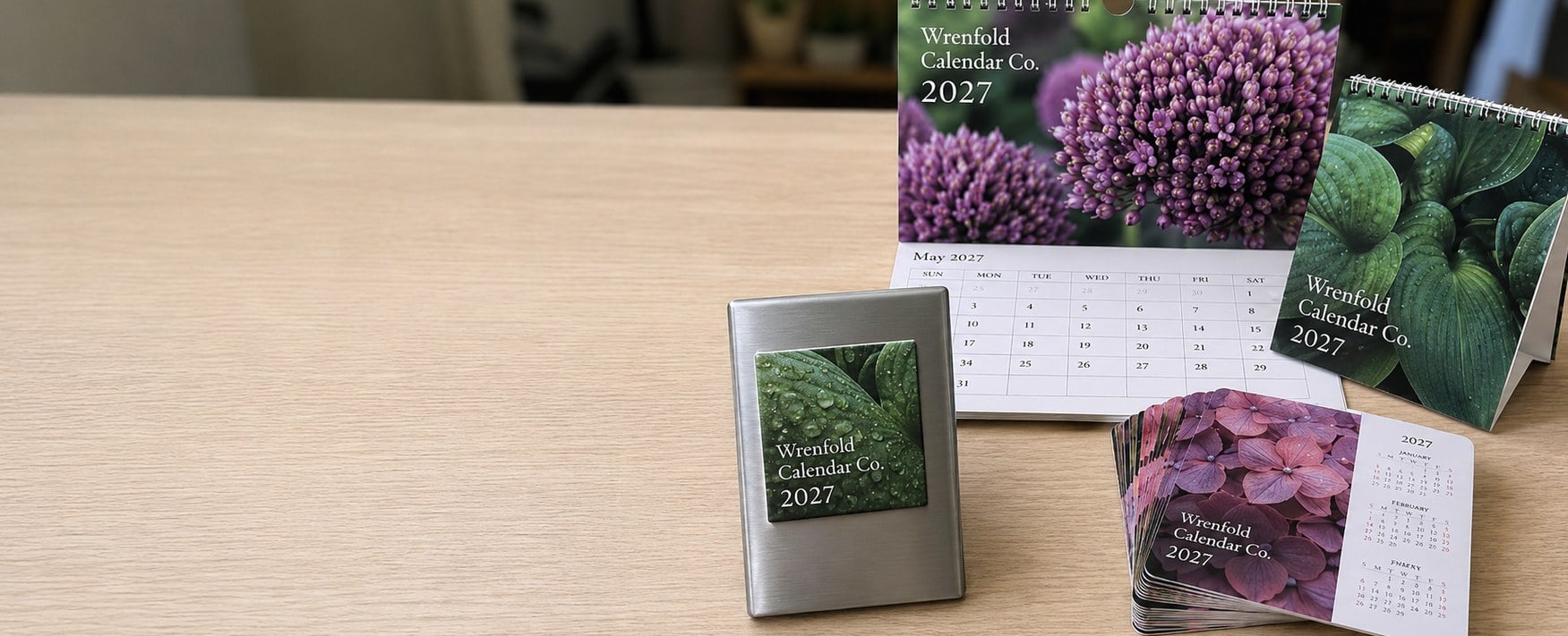 Custom printed calendars with logo